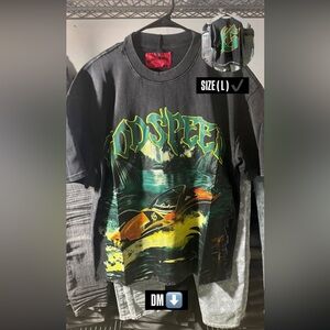 Black Graphic godspeed teeshirt